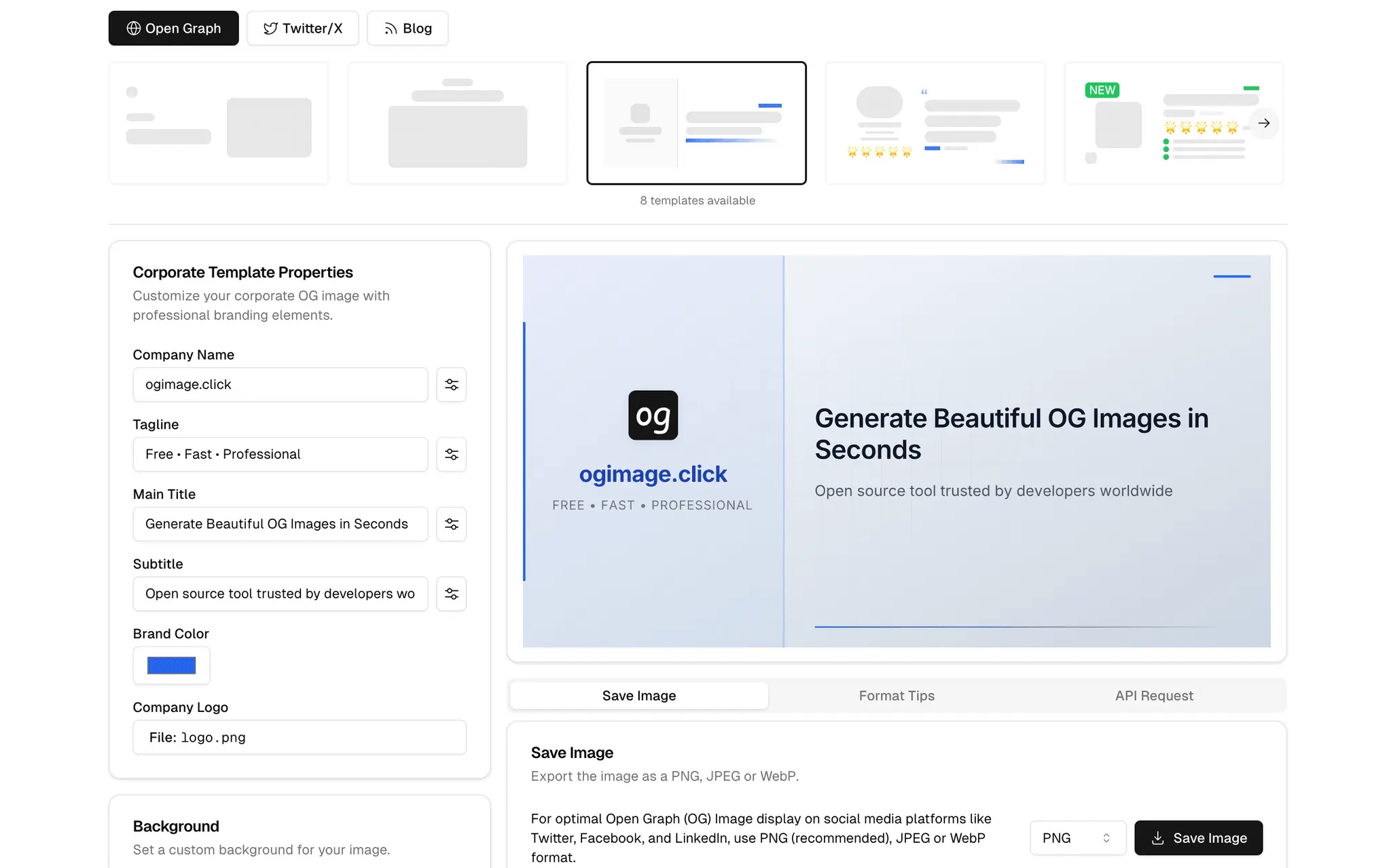 Screenshot 4 of Free OG Image Generator