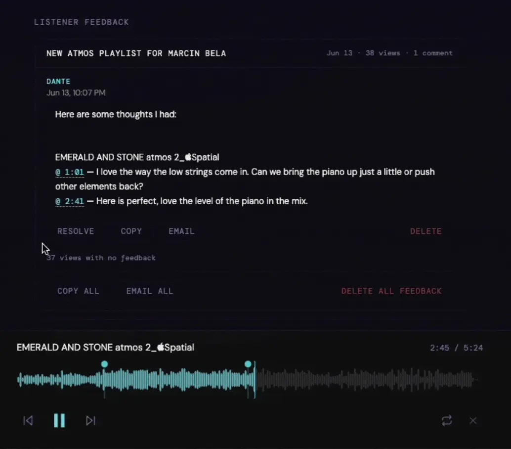 Screenshot 1 of Tracklyst