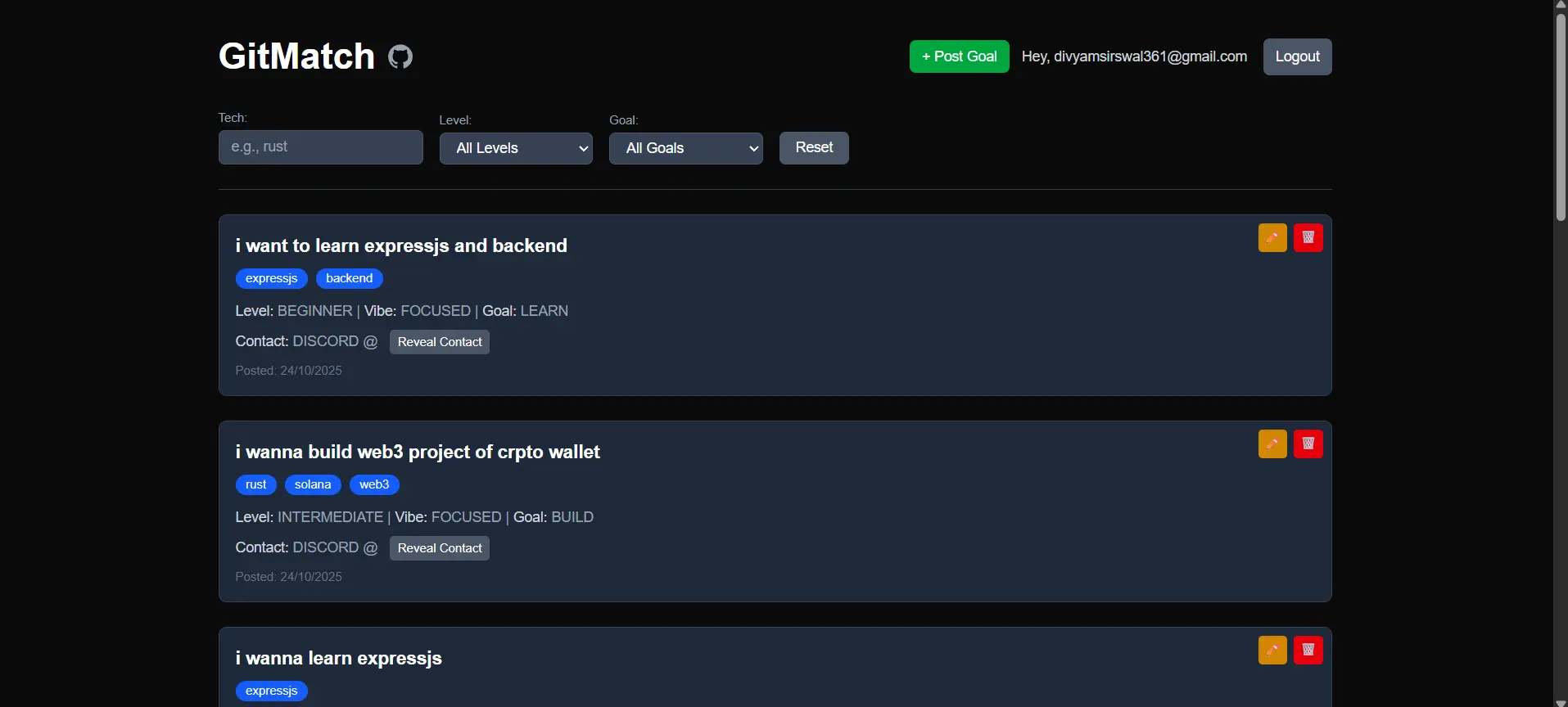 Screenshot 3 of GitMatch