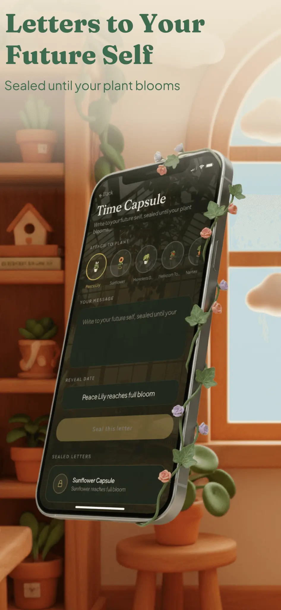Screenshot 1 of BloomDay: Tasks & Garden
