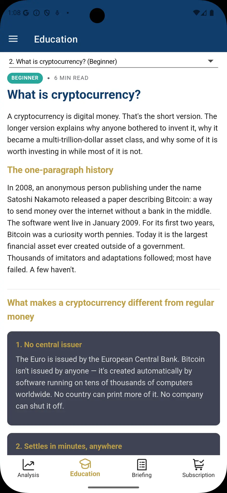 Screenshot 1 of Crypto Wealth