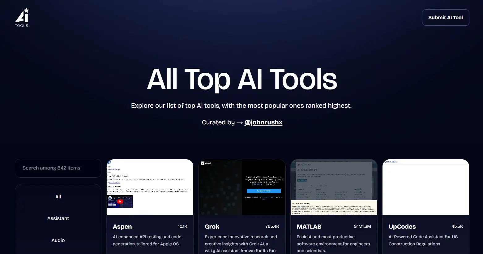 Screenshot 1 of All Top AI Tools