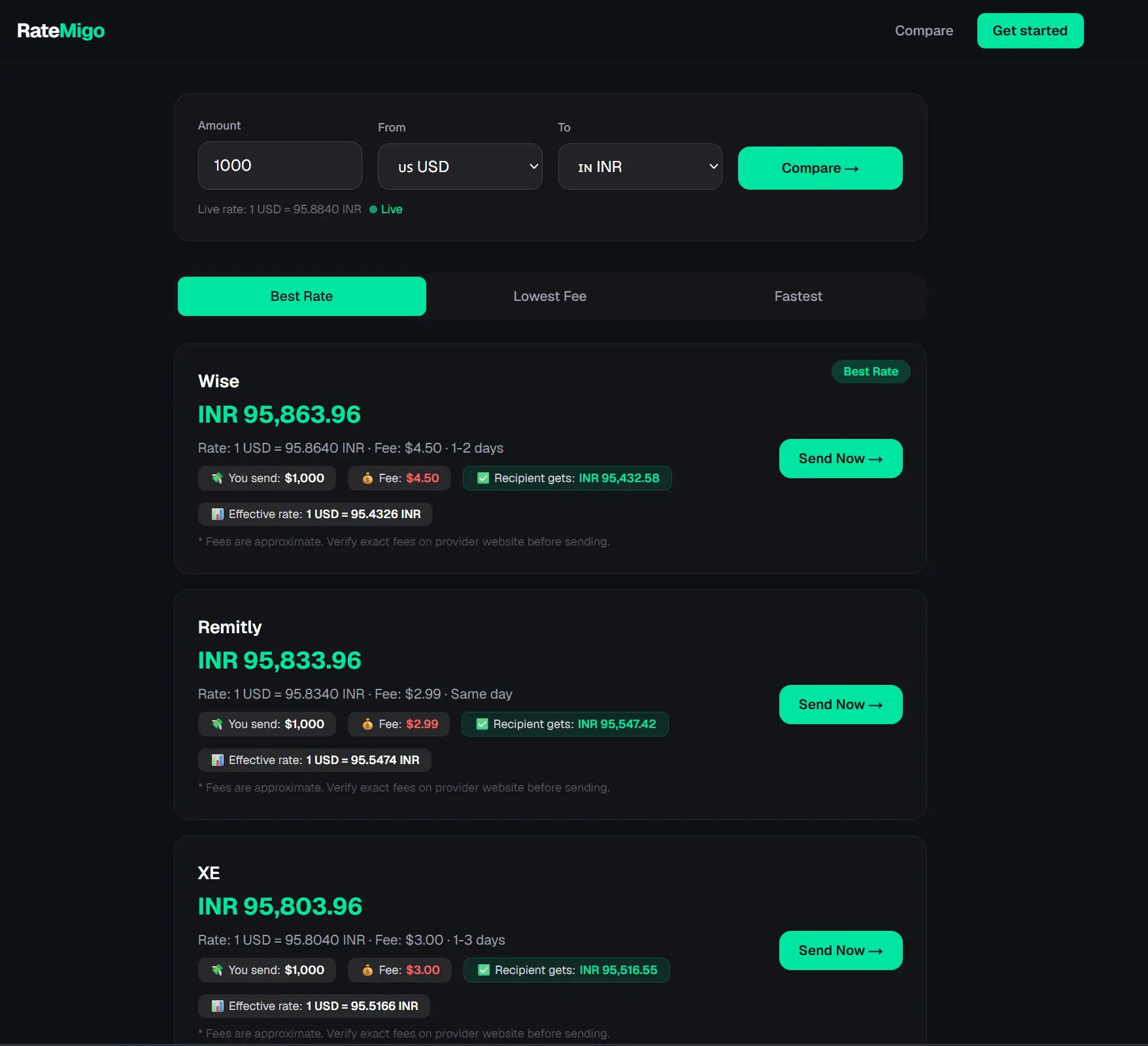 Screenshot 2 of RateMigo