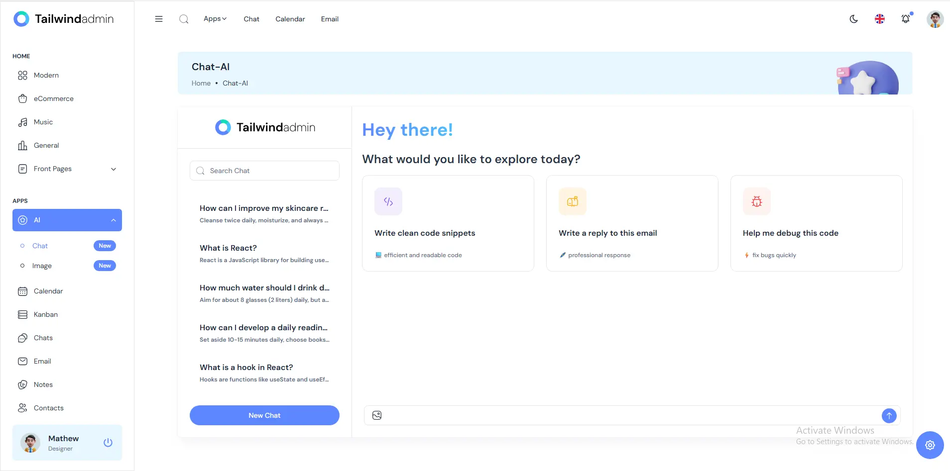 Screenshot 8 of Tailwindadmin
