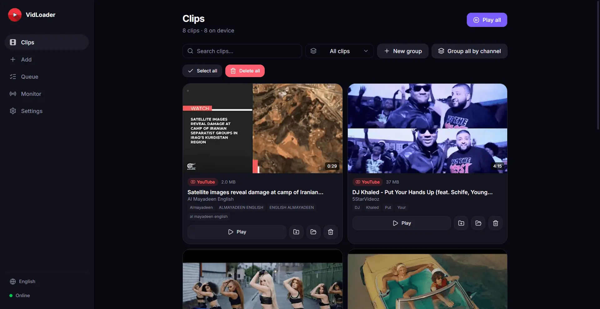 Screenshot 1 of VidLoader