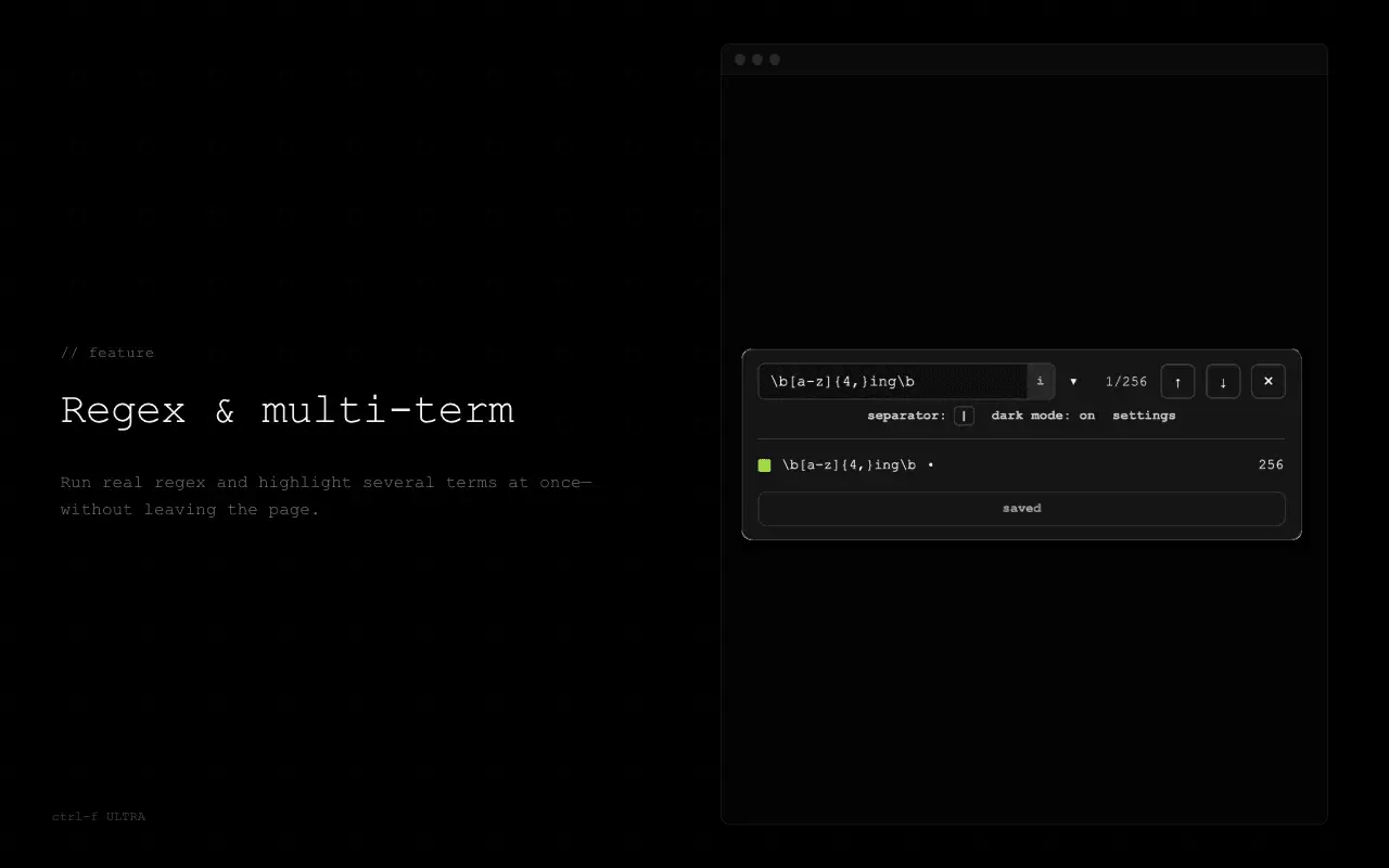 Screenshot 2 of ctrl-f ULTRA