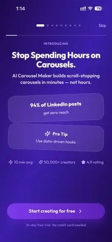 Screenshot 4 of AI Carousel Maker