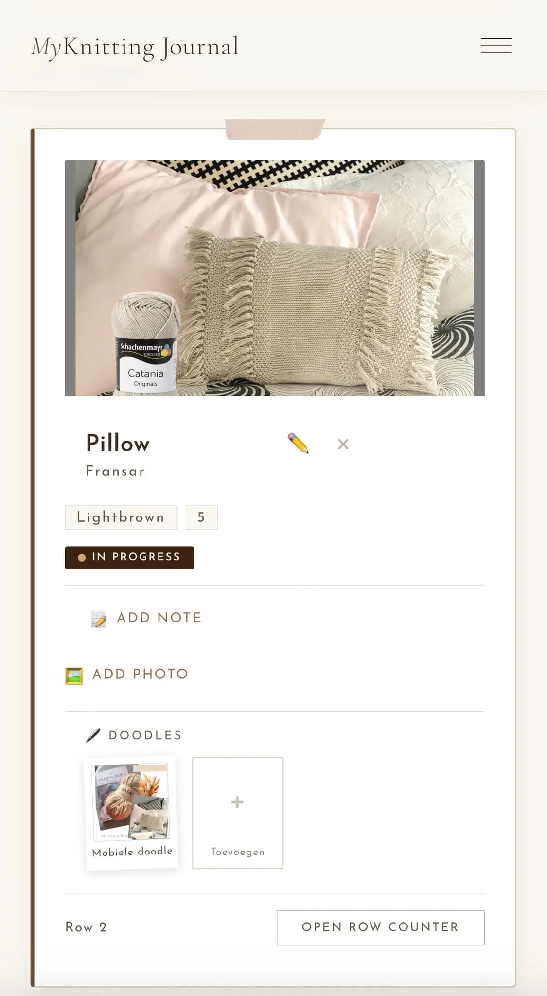 Screenshot 8 of yourknittingjournal.com