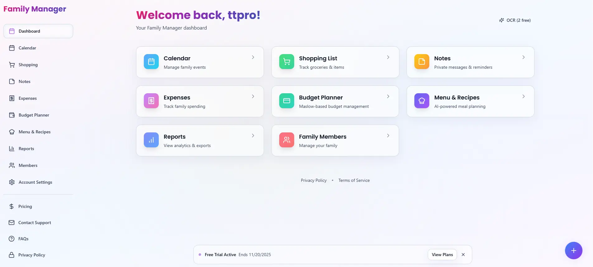 Screenshot 2 of Family Manager