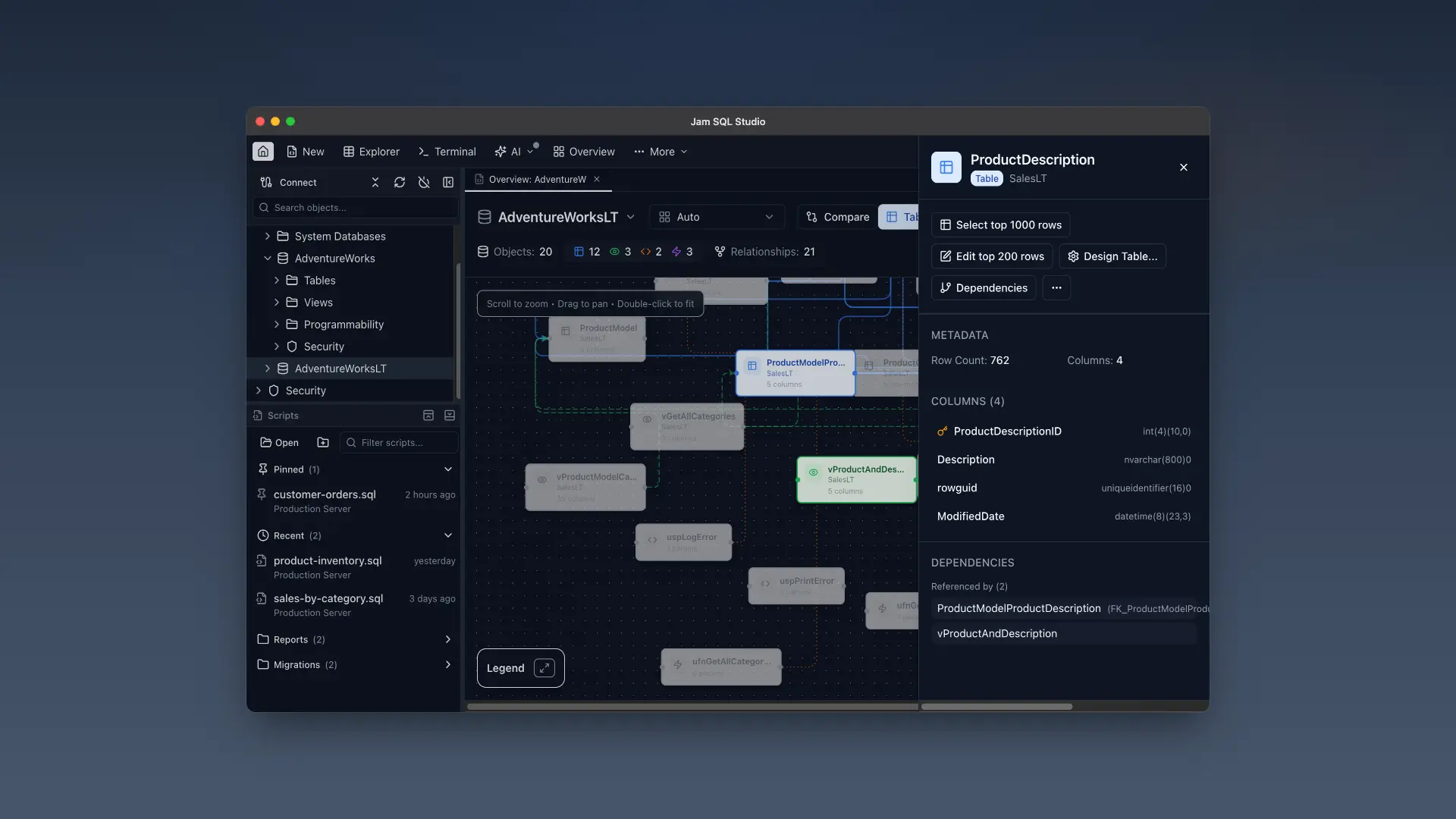 Screenshot 4 of Jam SQL Studio