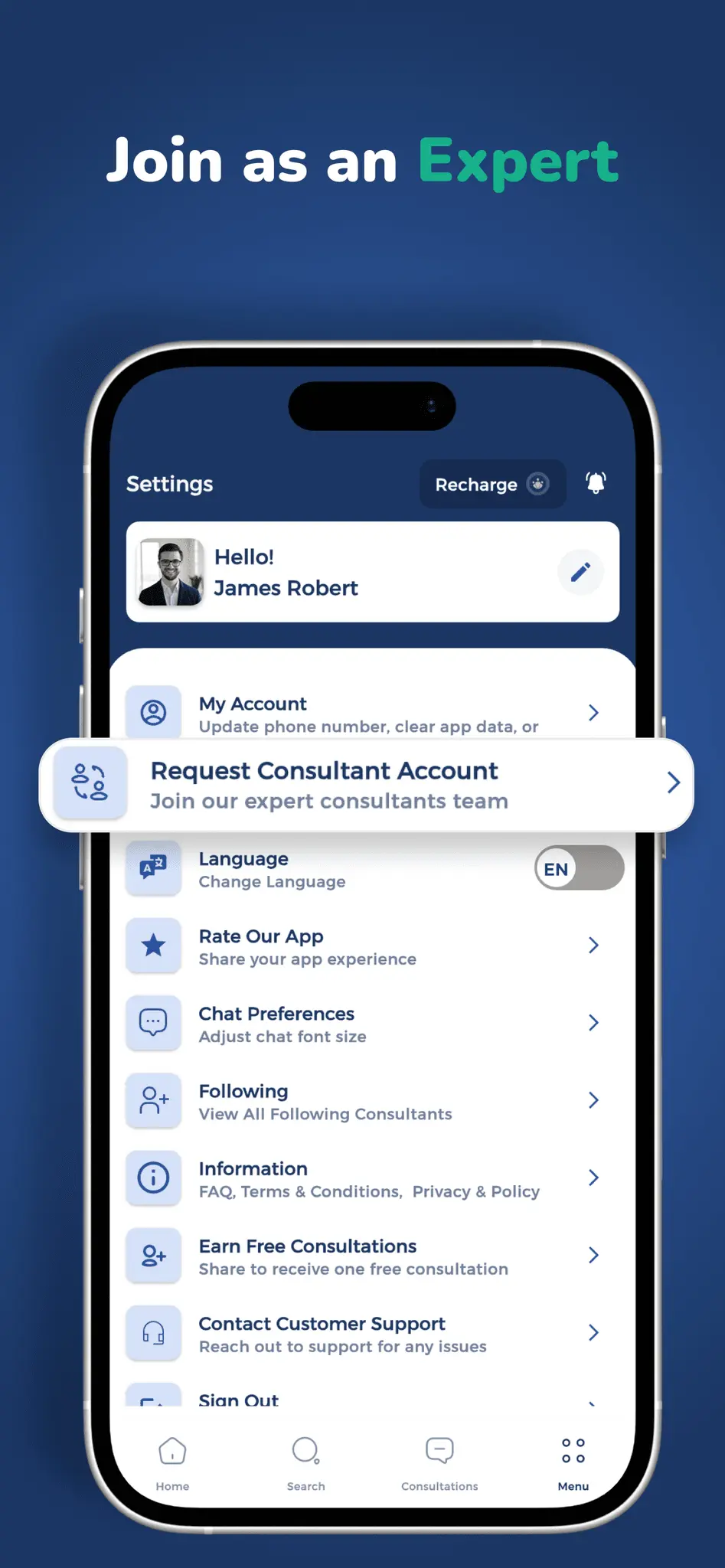 Screenshot 1 of Shawir Online Consultations