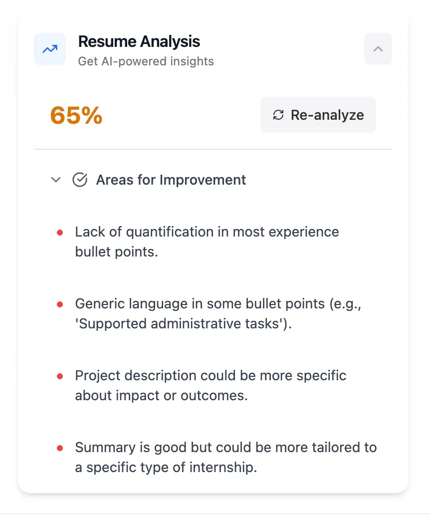 Screenshot 6 of SnapResume