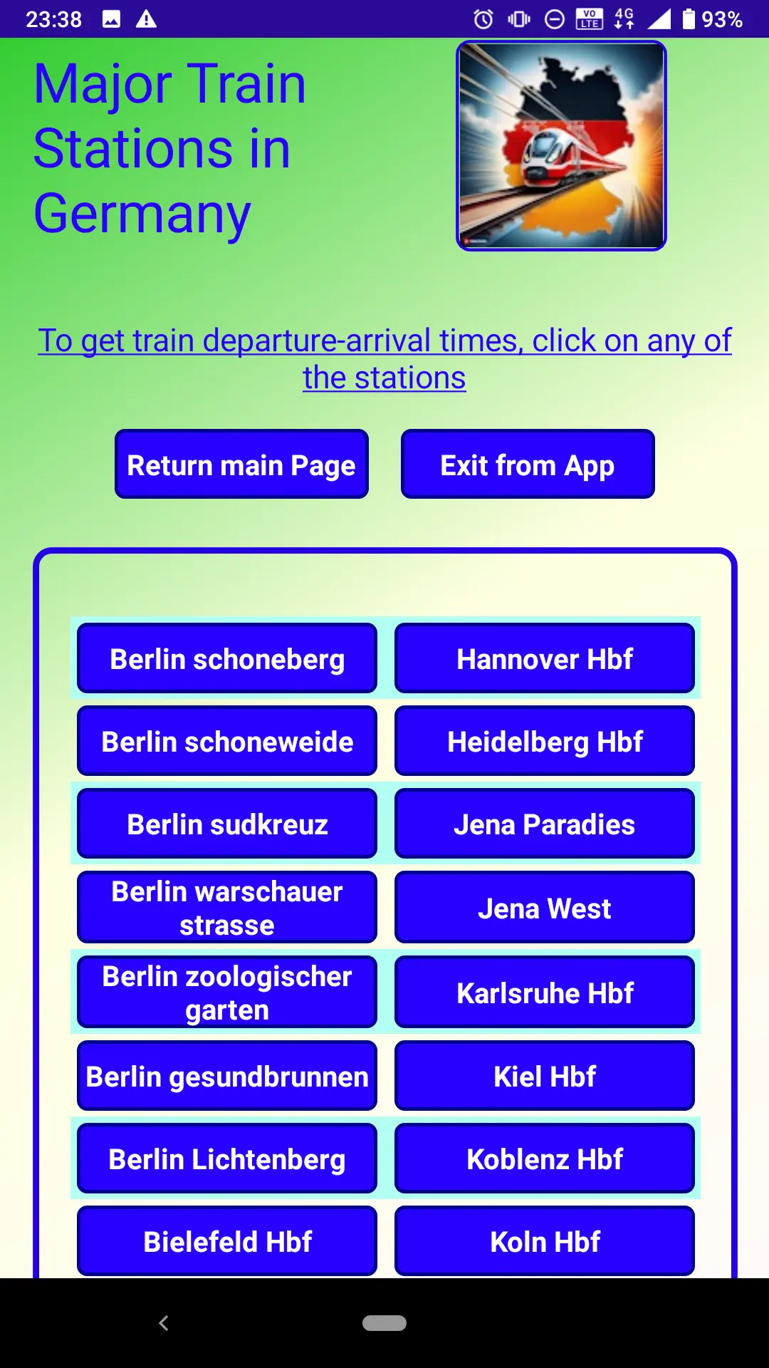 Screenshot 6 of EuroRail Tracker