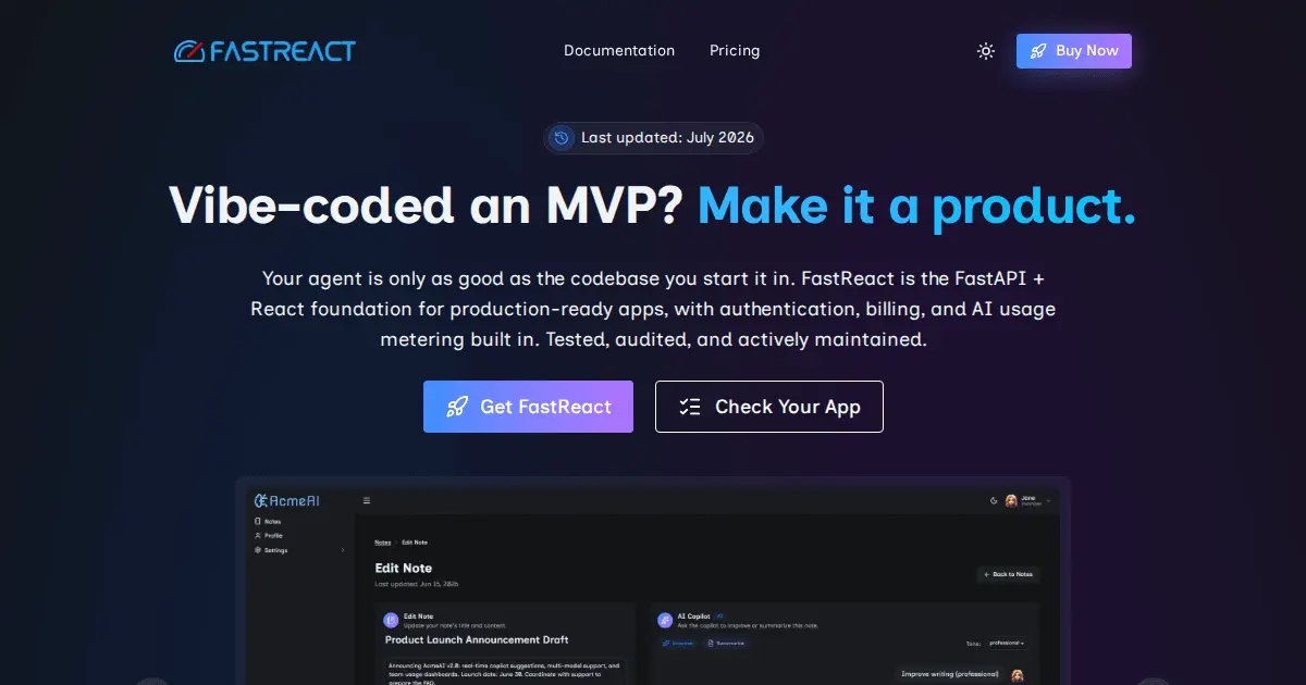 Screenshot 1 of FastReact