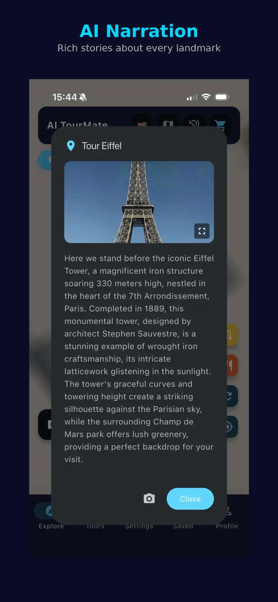Screenshot 2 of AI Tourmate