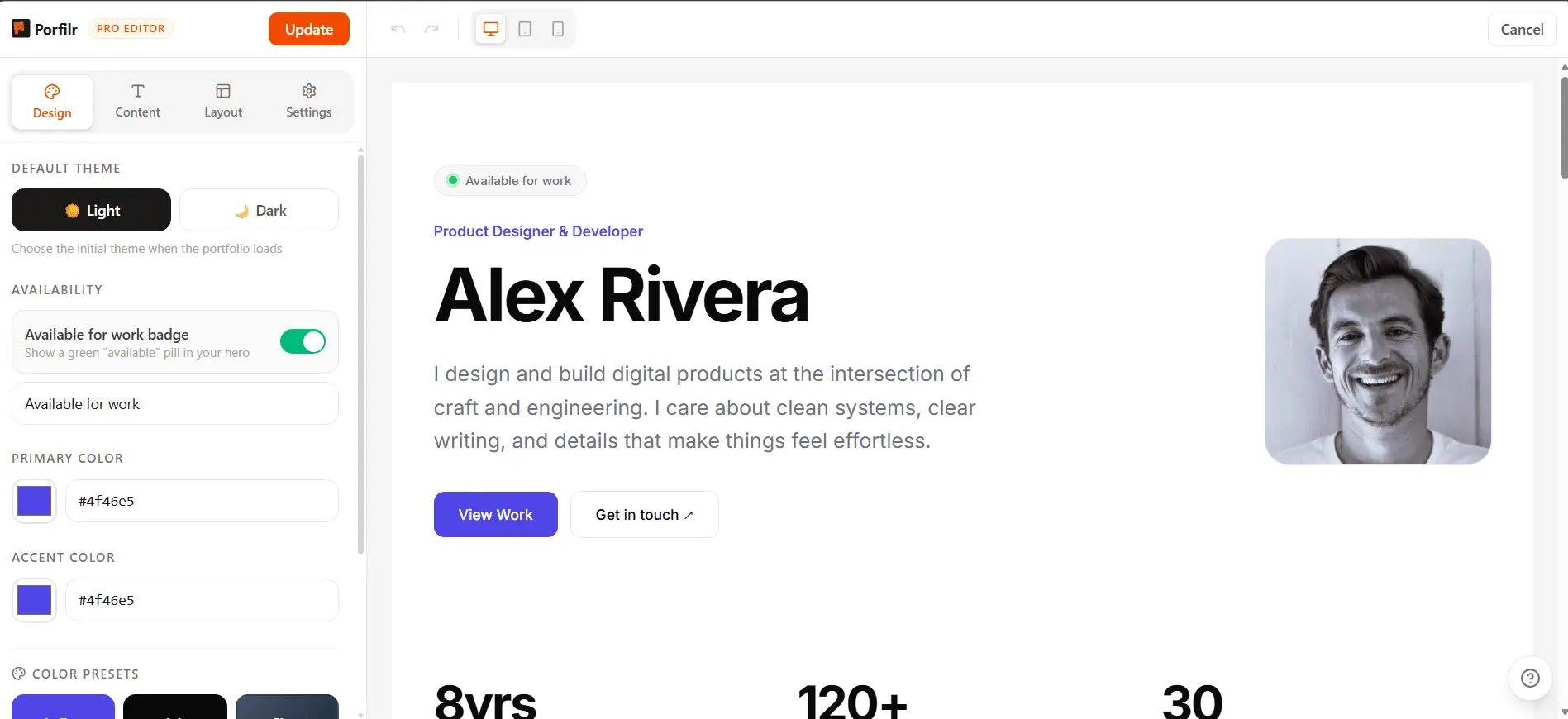 Screenshot 3 of Porfilr