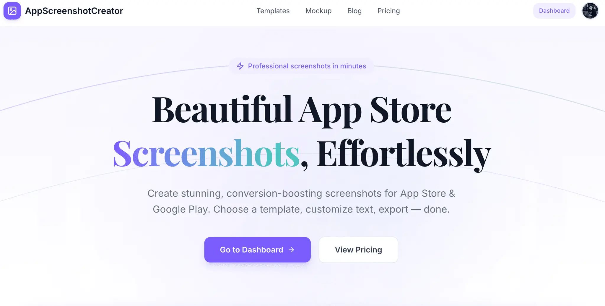 Screenshot 1 of AppScreenshot Creator