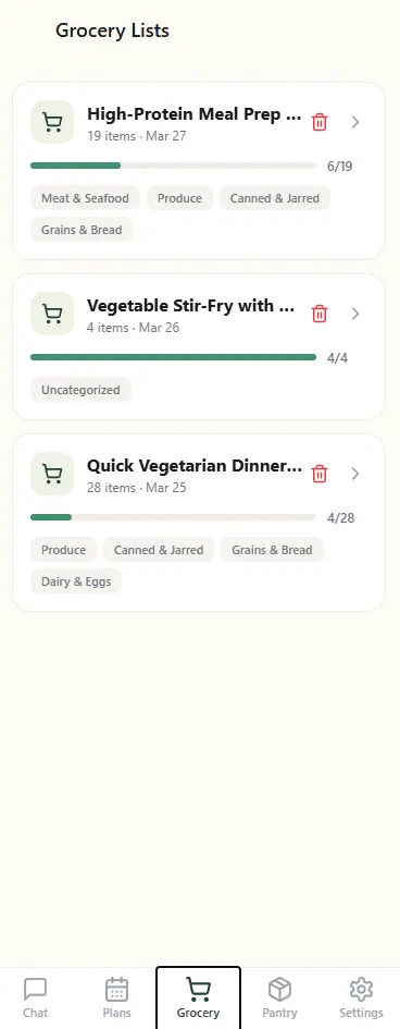 Screenshot 6 of MealMind AI Planner