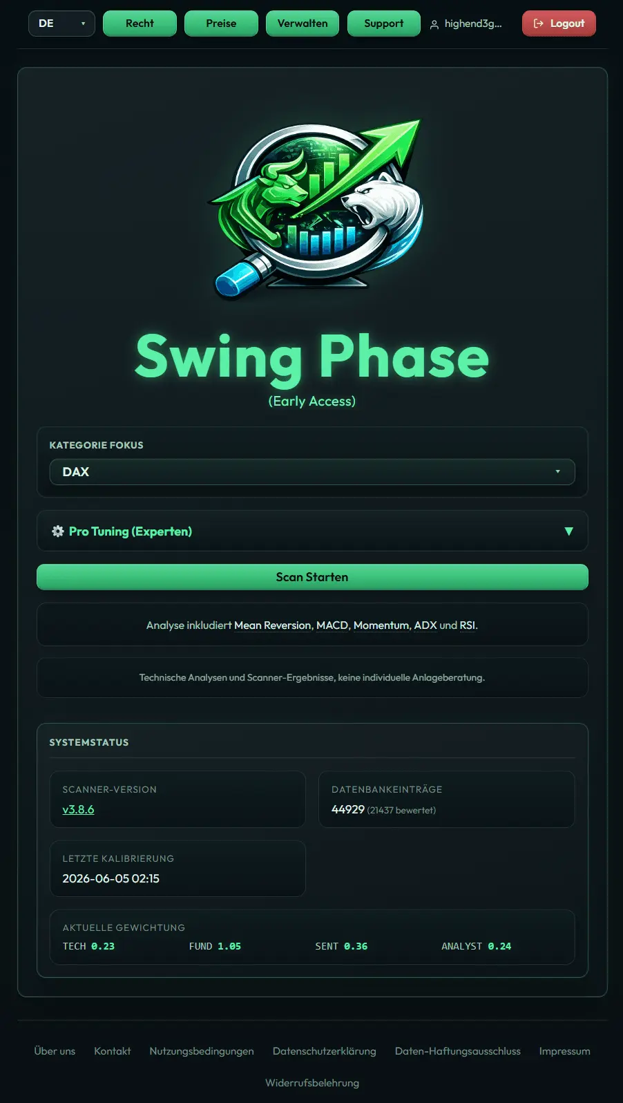 Screenshot 1 of Swing Phase