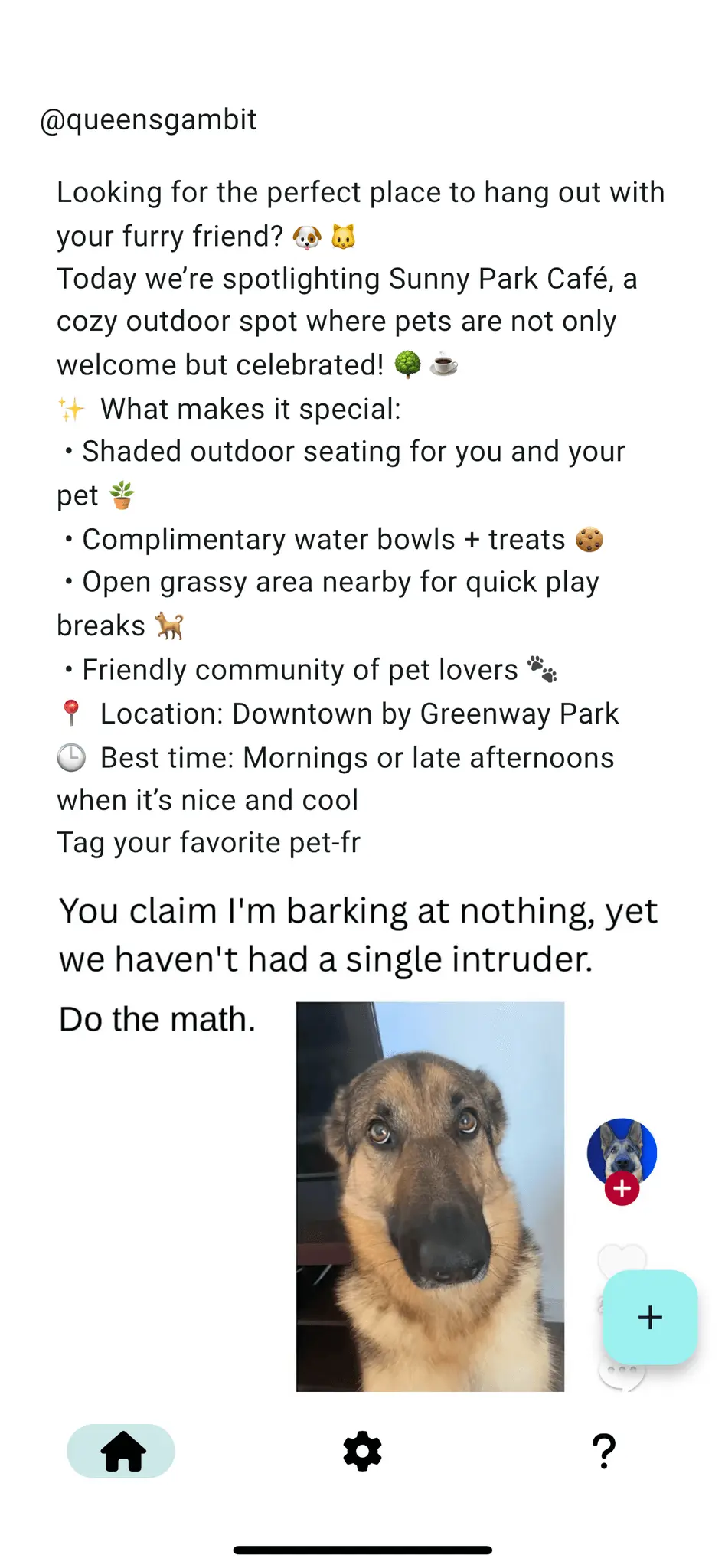 Screenshot 1 of GrapeVine Social