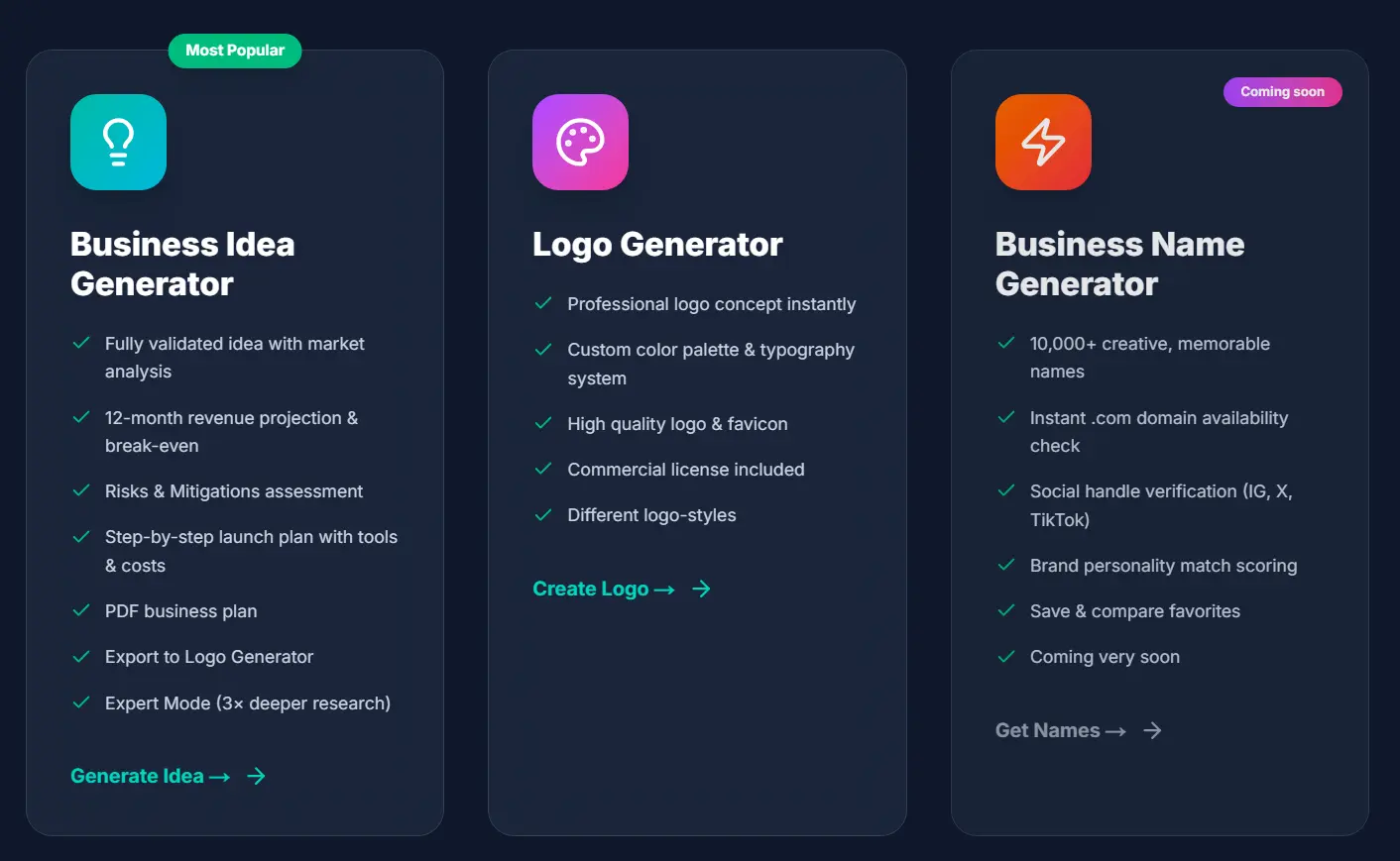 Screenshot 1 of AiBizGen