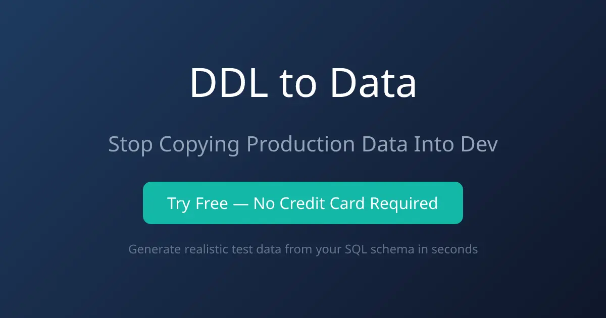 Screenshot 2 of DDL to Data