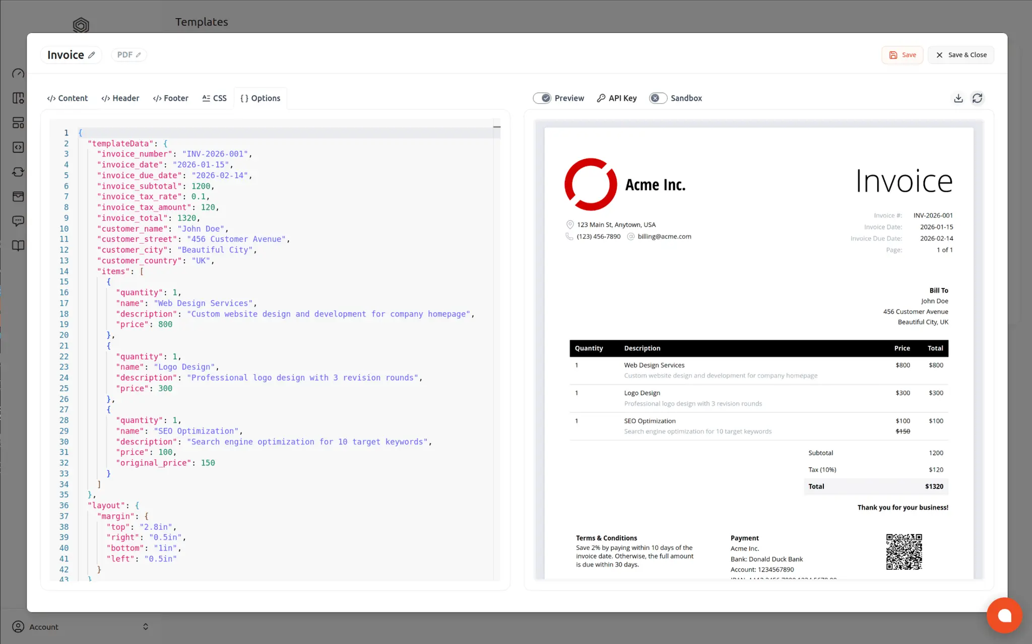 Screenshot 2 of PolyDoc - HTML to PDF & Screenshot API