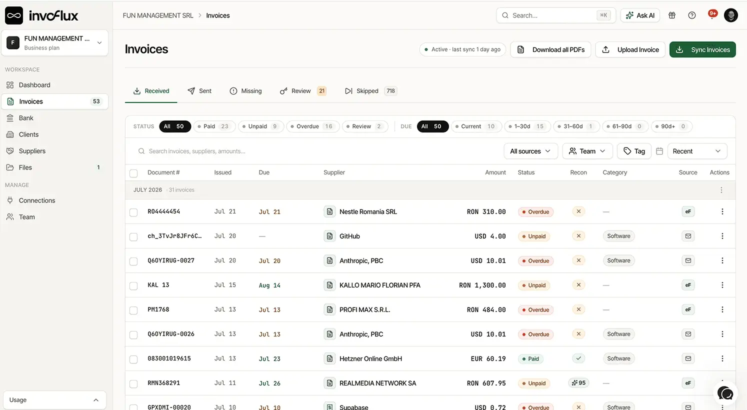 Screenshot 3 of Invoflux