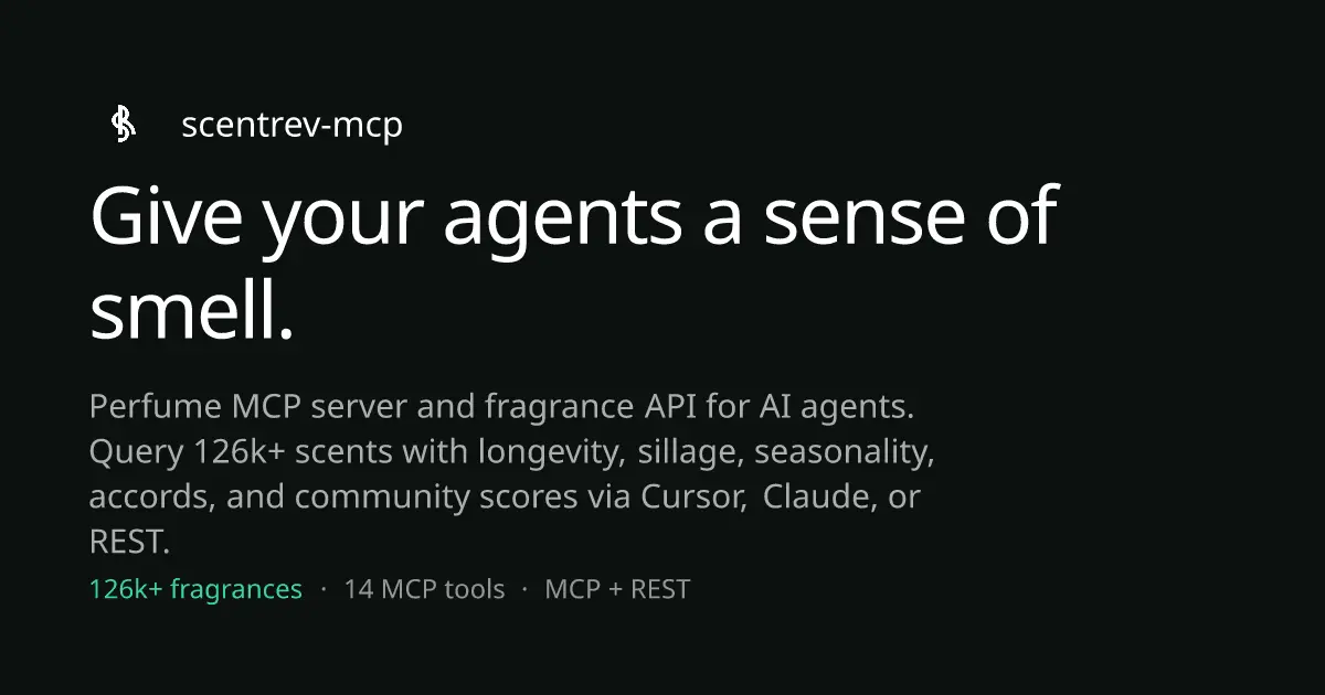 Screenshot 1 of scentrev-mcp