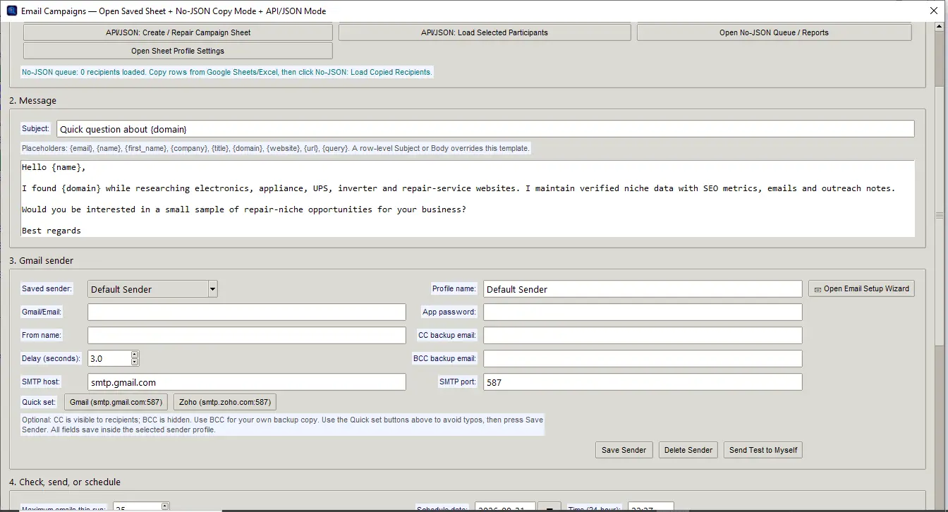 Screenshot 4 of OutreachNest Finder