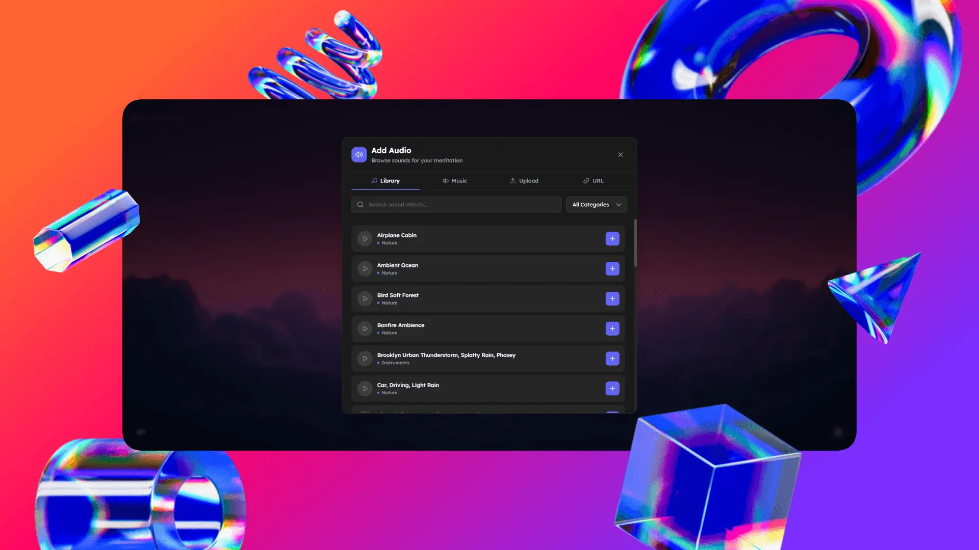 Screenshot 4 of SootheScreen: Relaxing Ambient Sounds