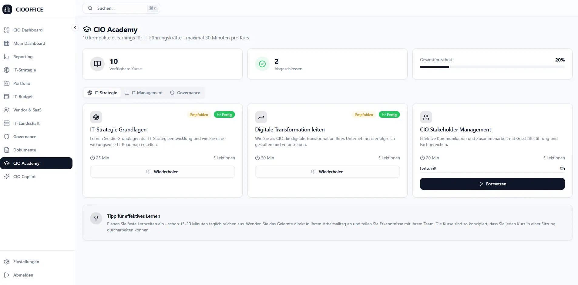 Screenshot 2 of CIOOffice