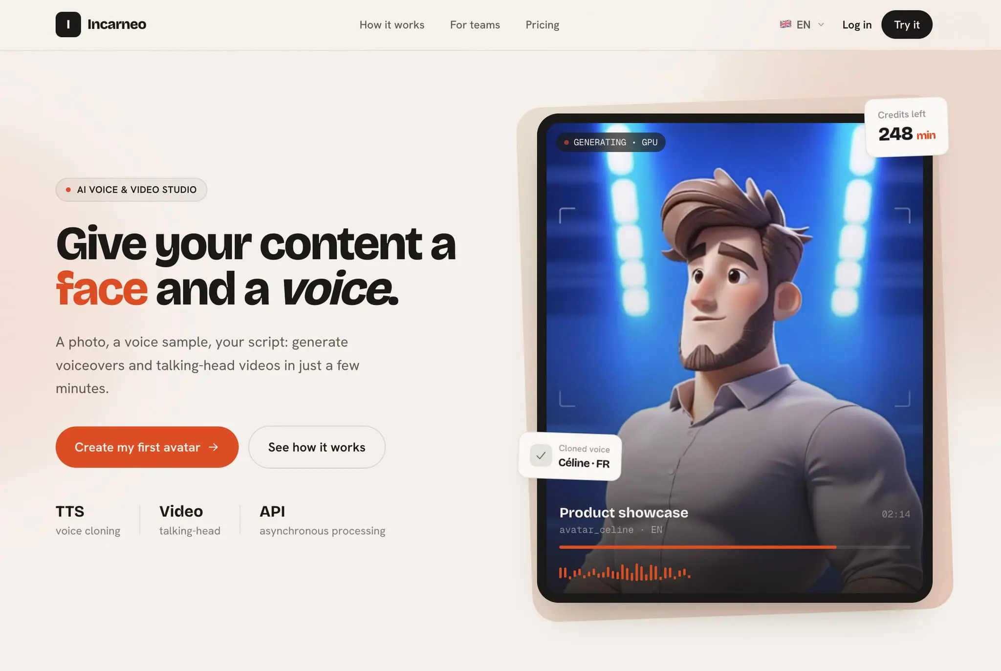 Screenshot 1 of Incarneo