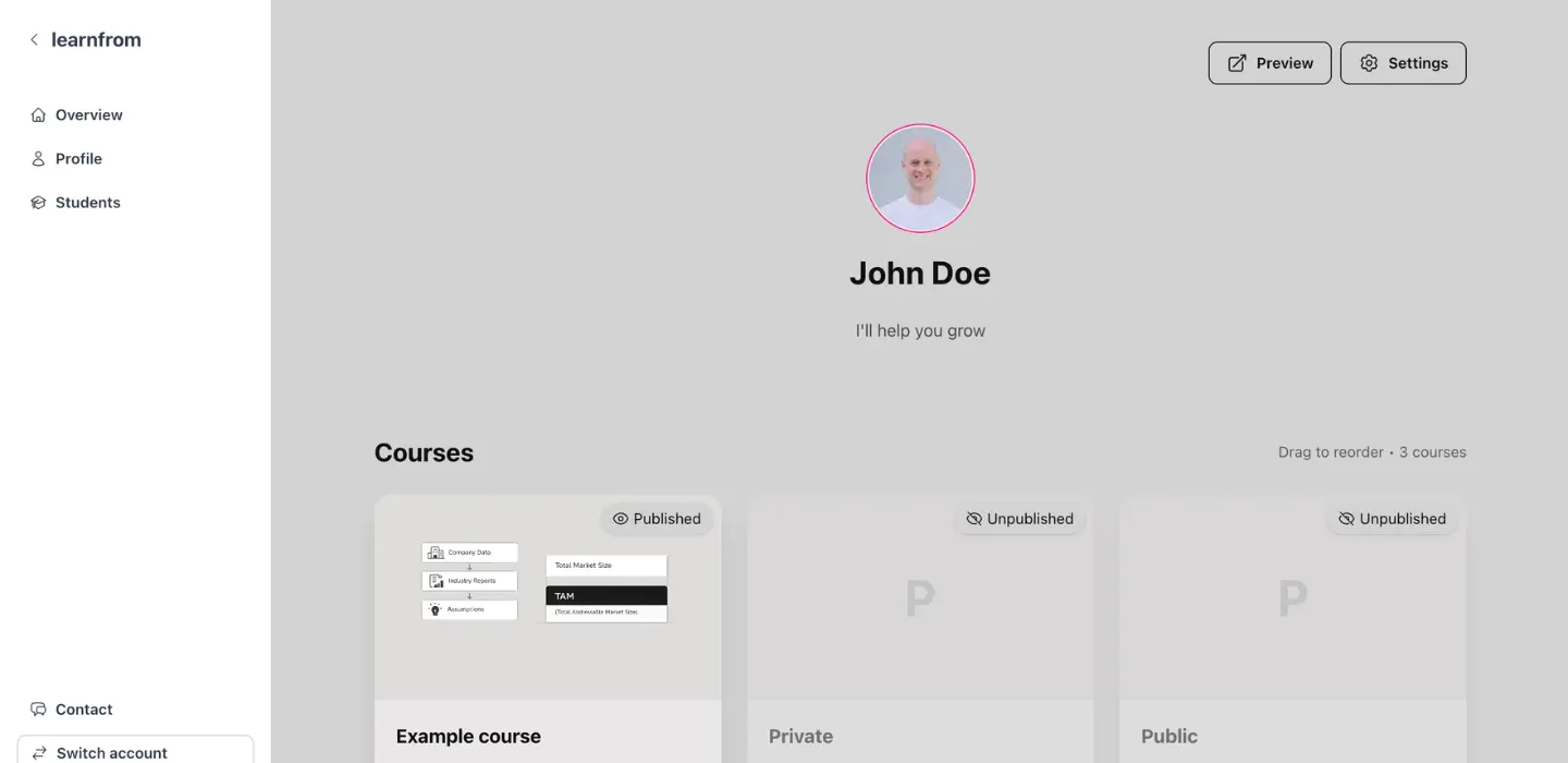 Screenshot 6 of learnfrom.co