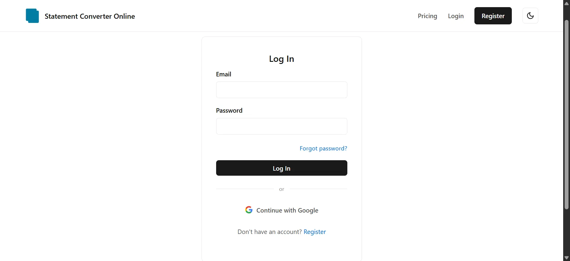 Screenshot 2 of Statement Converter Online