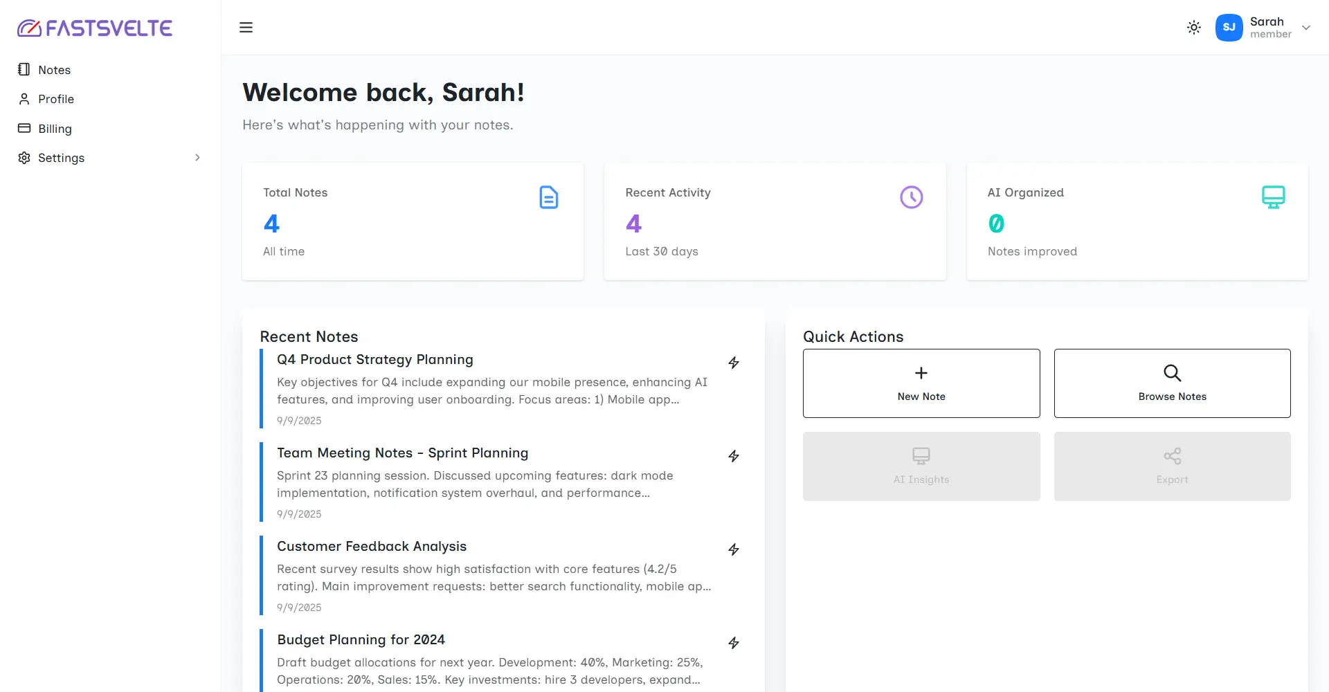 Screenshot 7 of FastSvelte