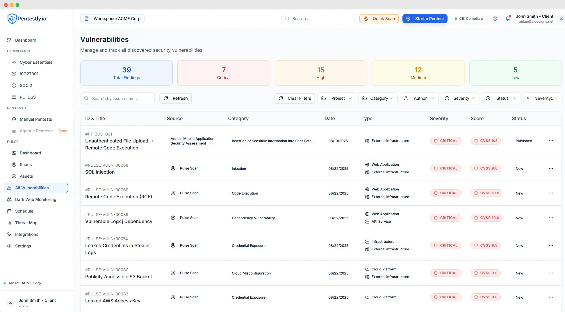 Screenshot 5 of AI PTaaS by Pentestly