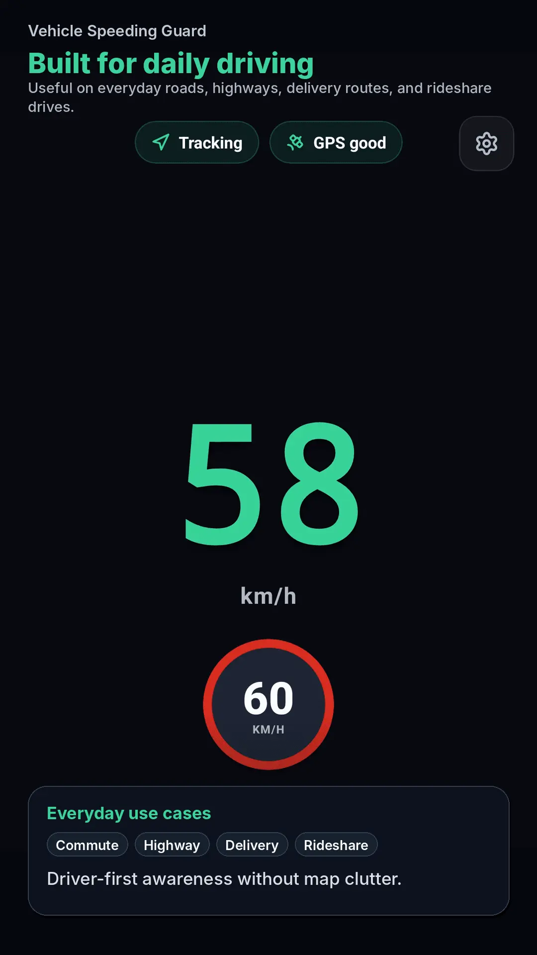 Screenshot 5 of Vehicle Speeding Guard
