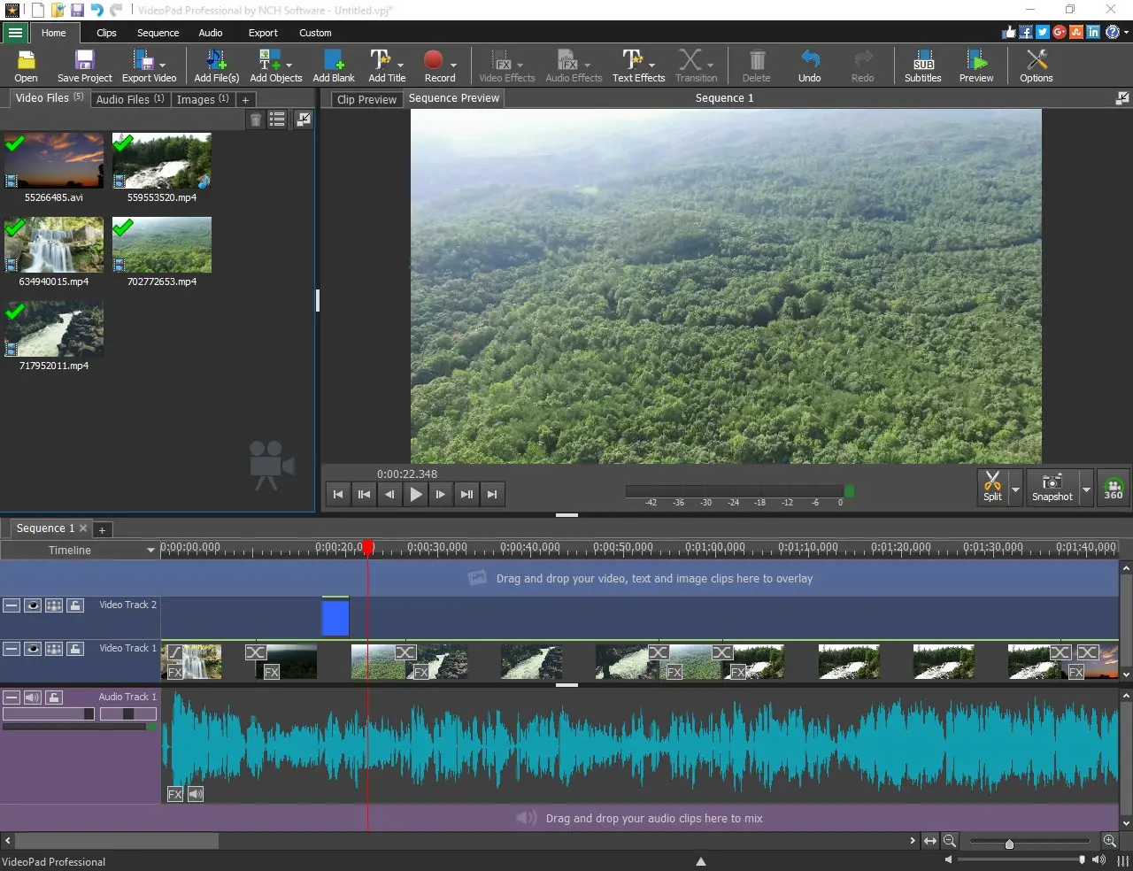 Screenshot 2 of VideoPad Video Editor