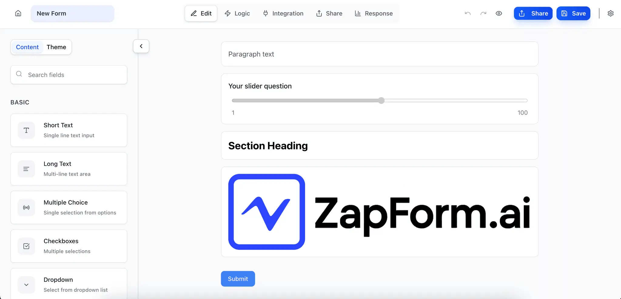 Screenshot 3 of ZapForm