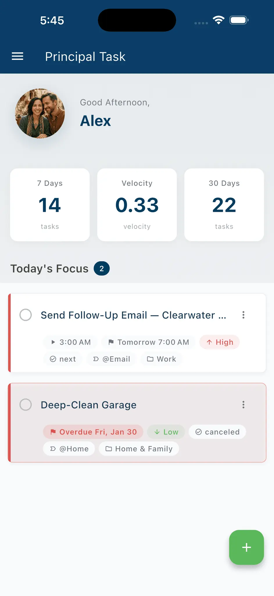Screenshot 1 of Principal Task