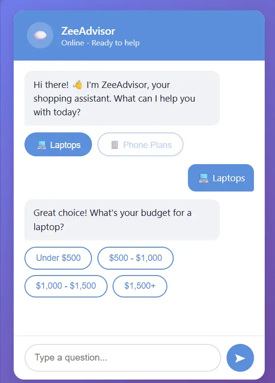 Screenshot 1 of ZeeAdvisor by Zee Solution