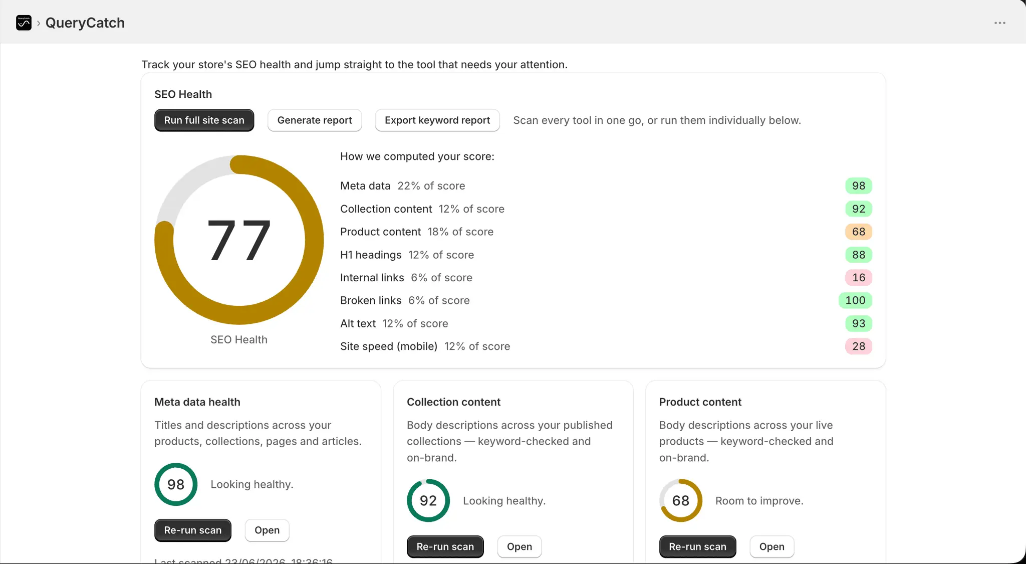 Screenshot 2 of QueryCatch