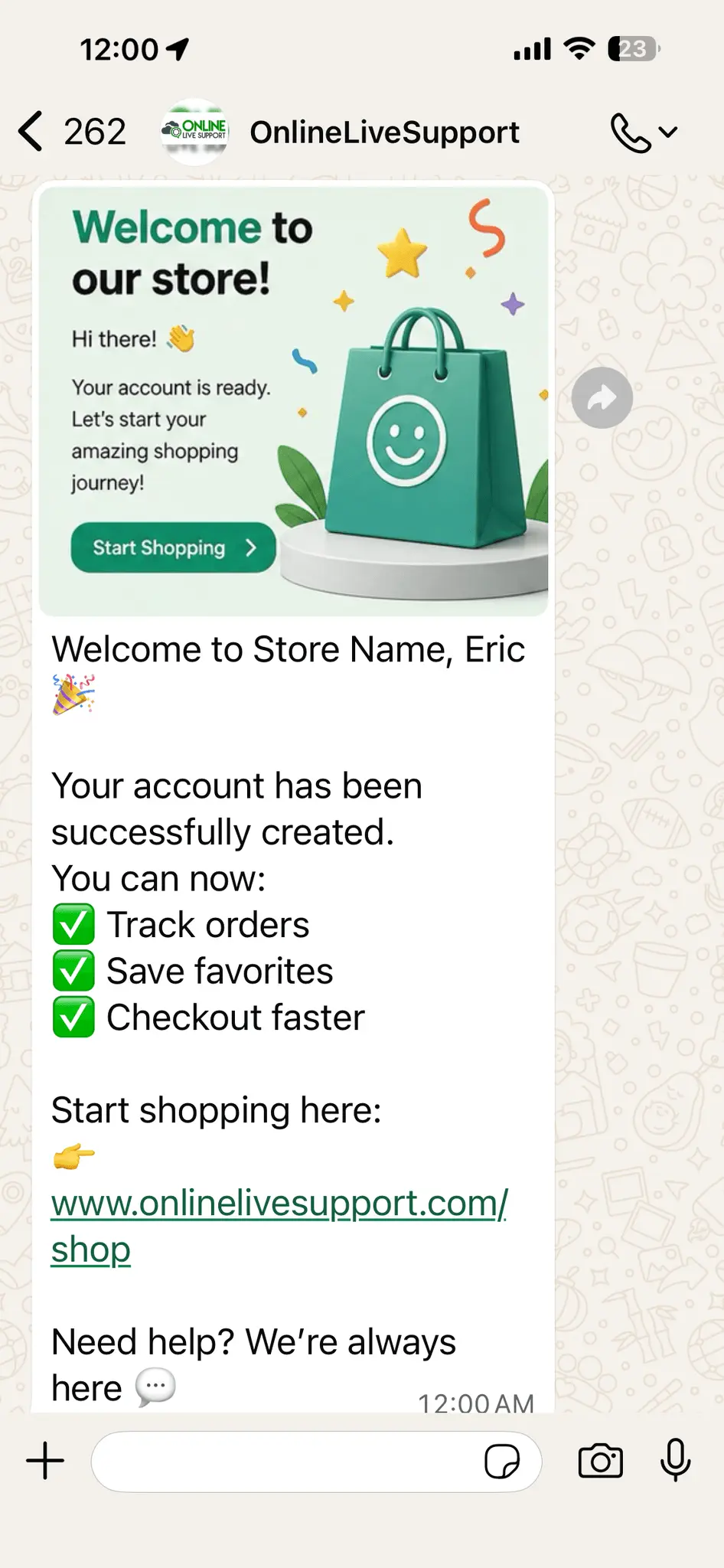 Screenshot 10 of OnlineLiveSupport - WhatsApp CRM