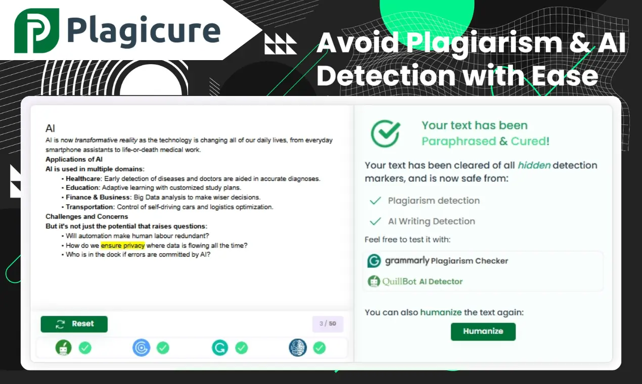 Screenshot 1 of Plagicure