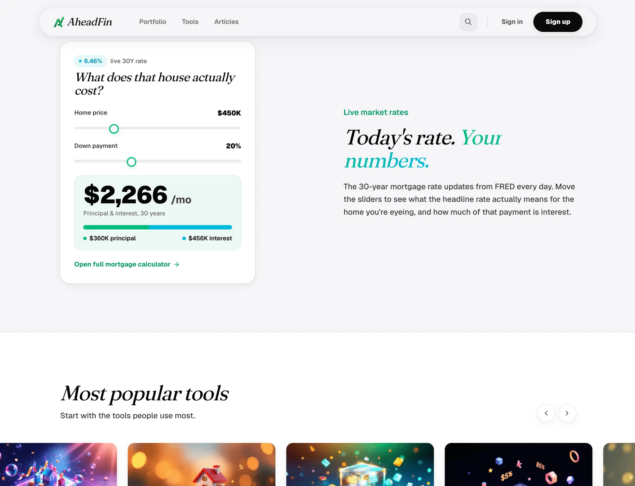 Screenshot 1 of AheadFin