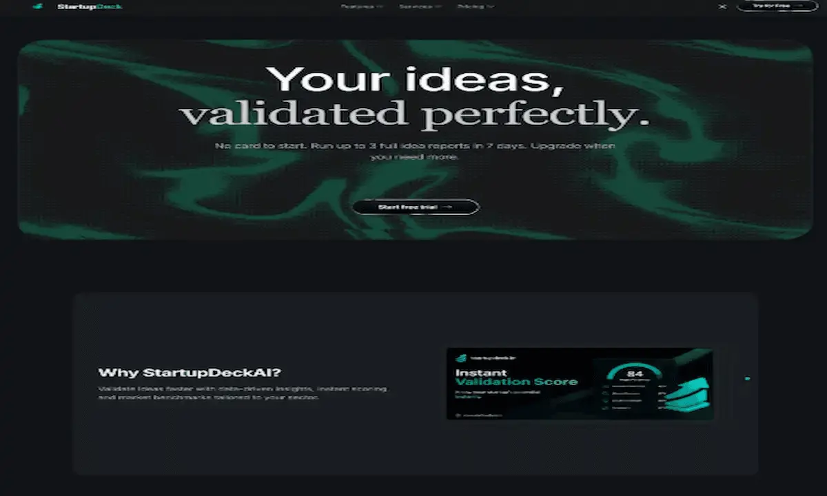 Screenshot 2 of StartupDeckAI