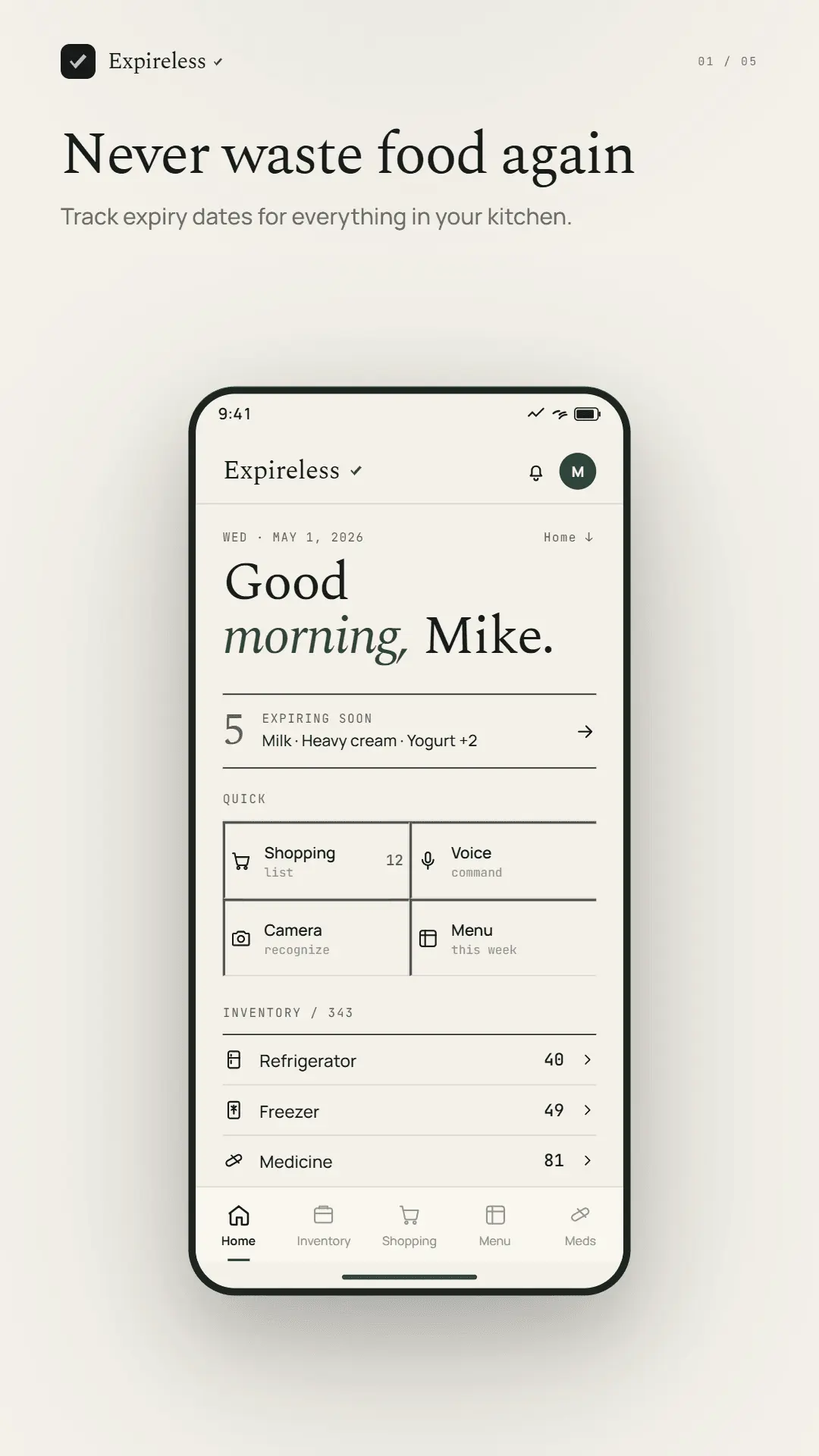 Screenshot 1 of Expireless