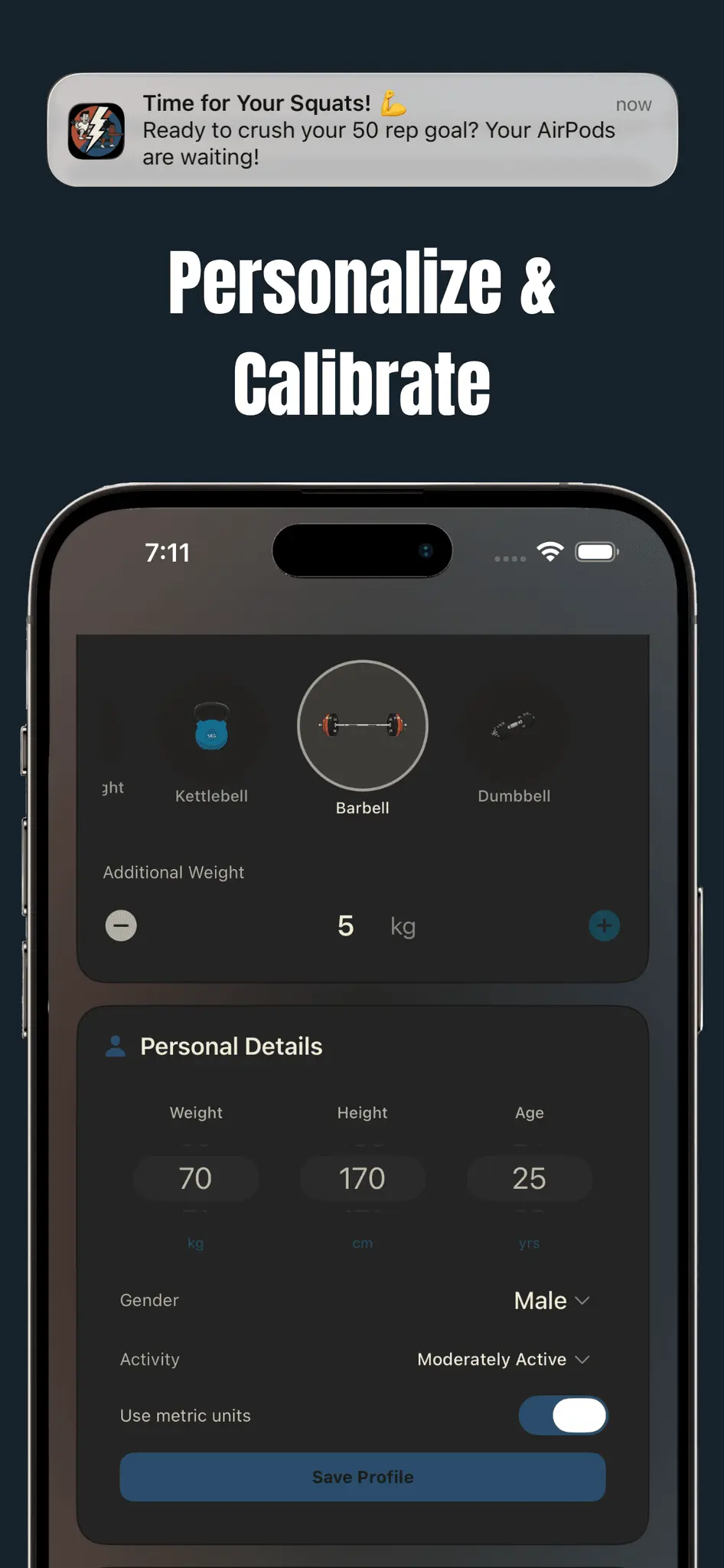 Screenshot 4 of AirUP Reps