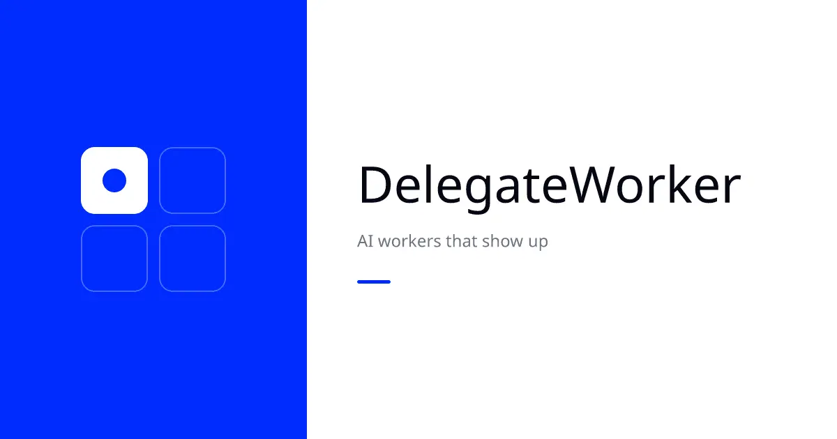 Screenshot 1 of DelegateWorker